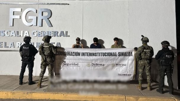 Civiles armados agreden al Ejército al sur de Culiacán; hay un muerto y tres detenidos